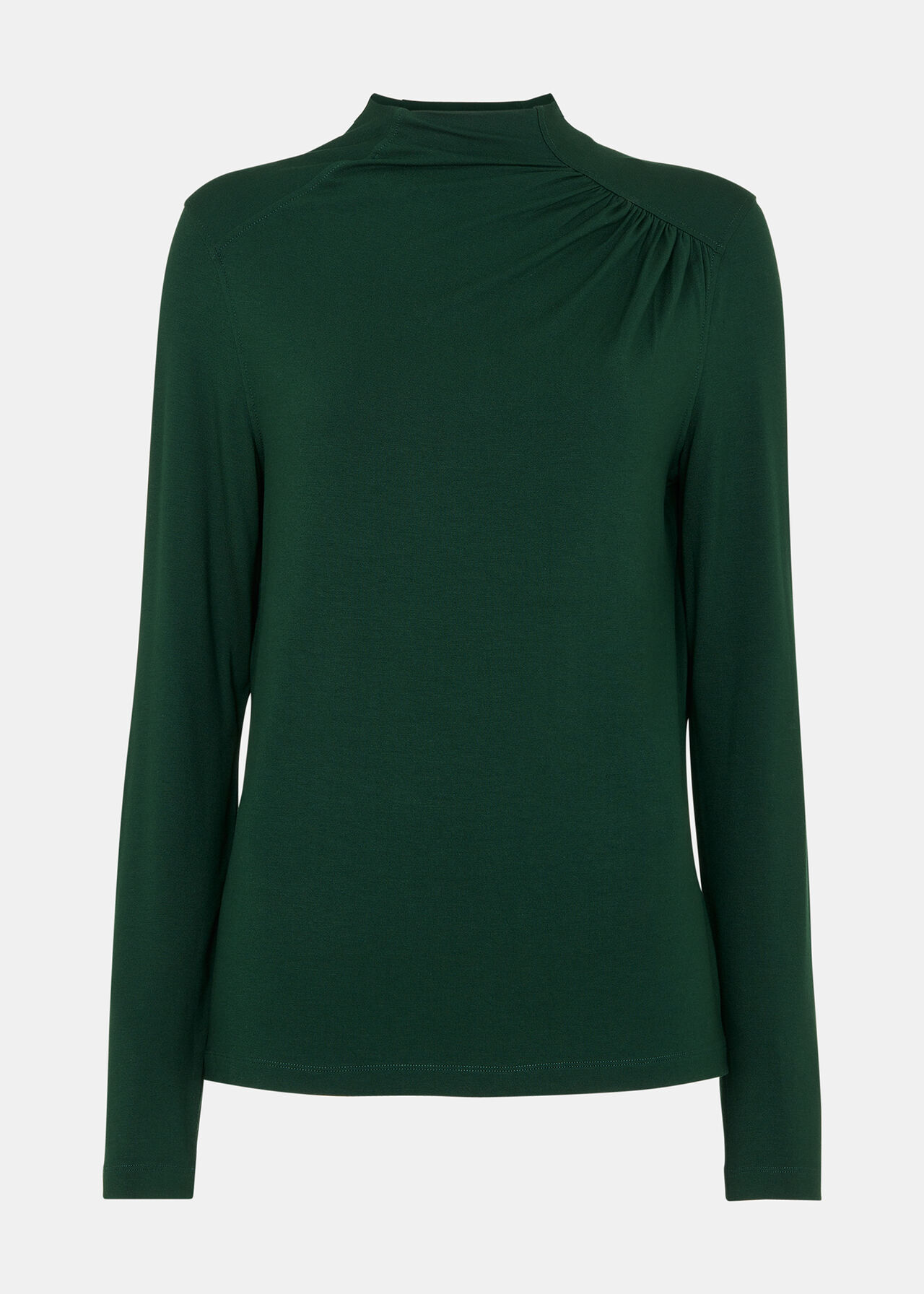 Ruched Front Detail Jersey Top