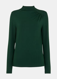 Ruched Front Detail Jersey Top