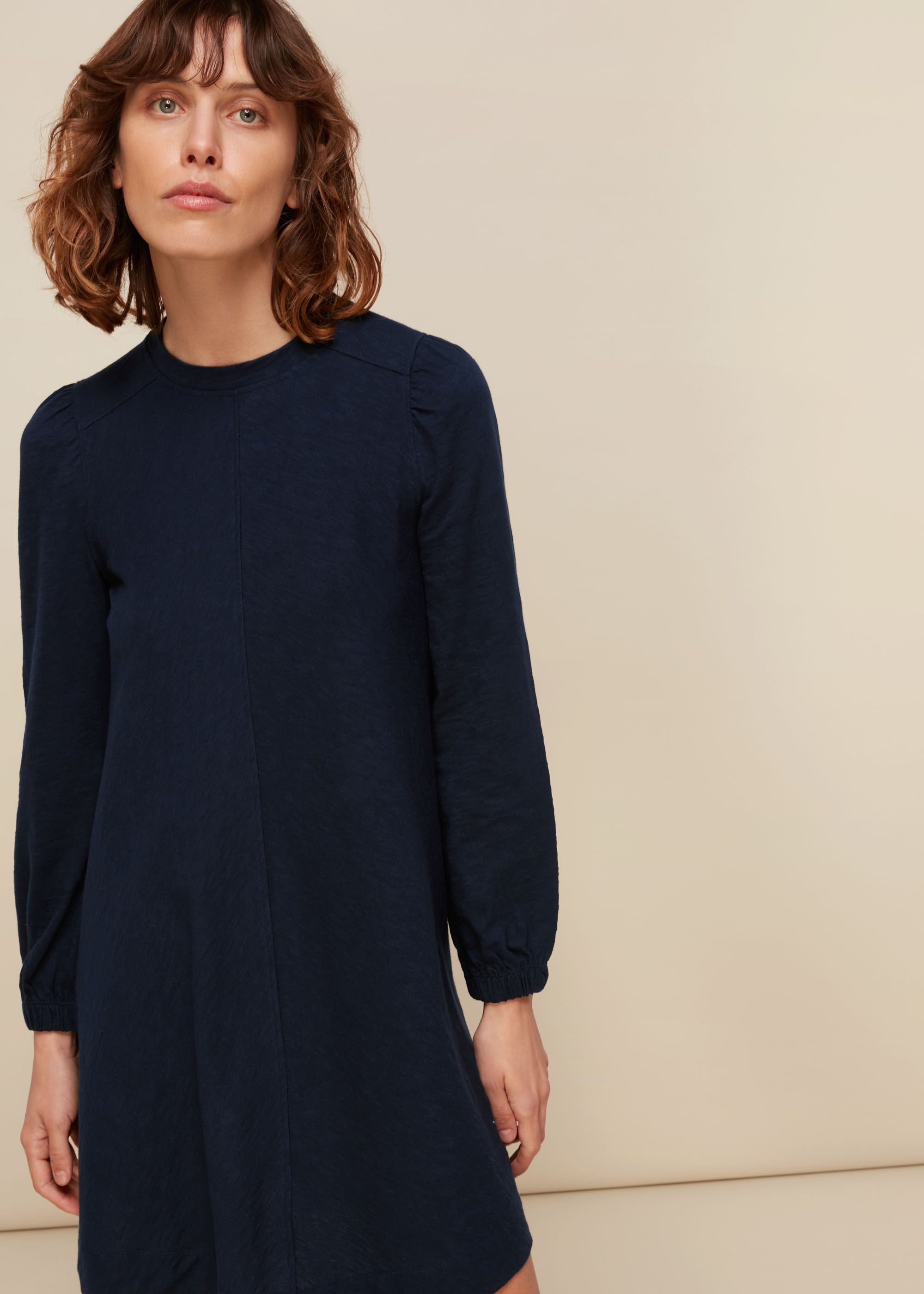 Navy swing cheap dress uk