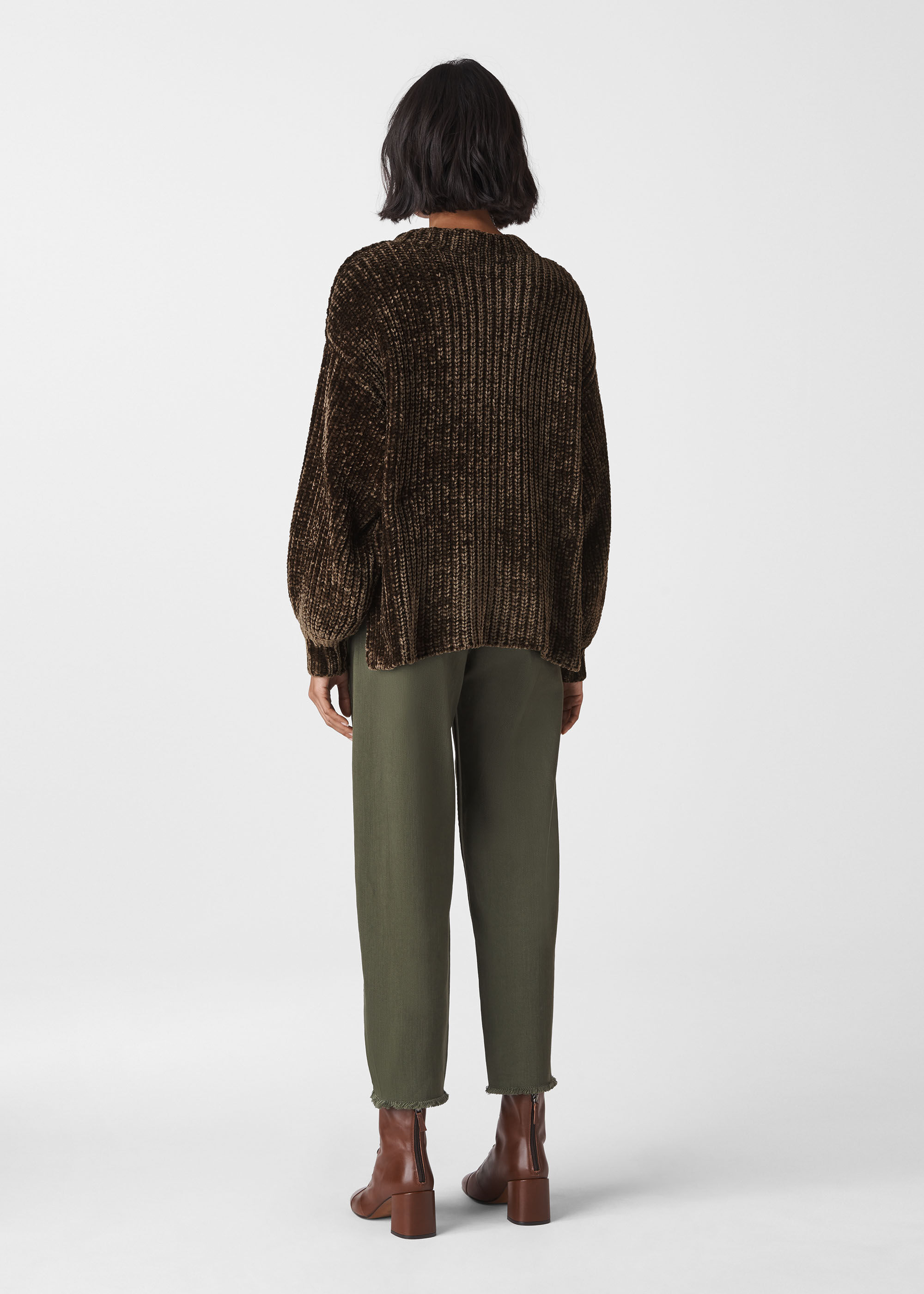brown chenille jumper