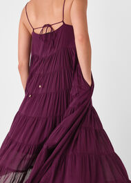 Cotton Tiered Maxi Sun Dress