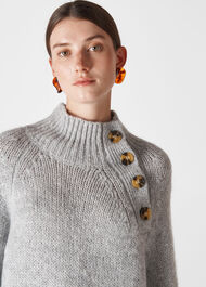 Button Neck Knit