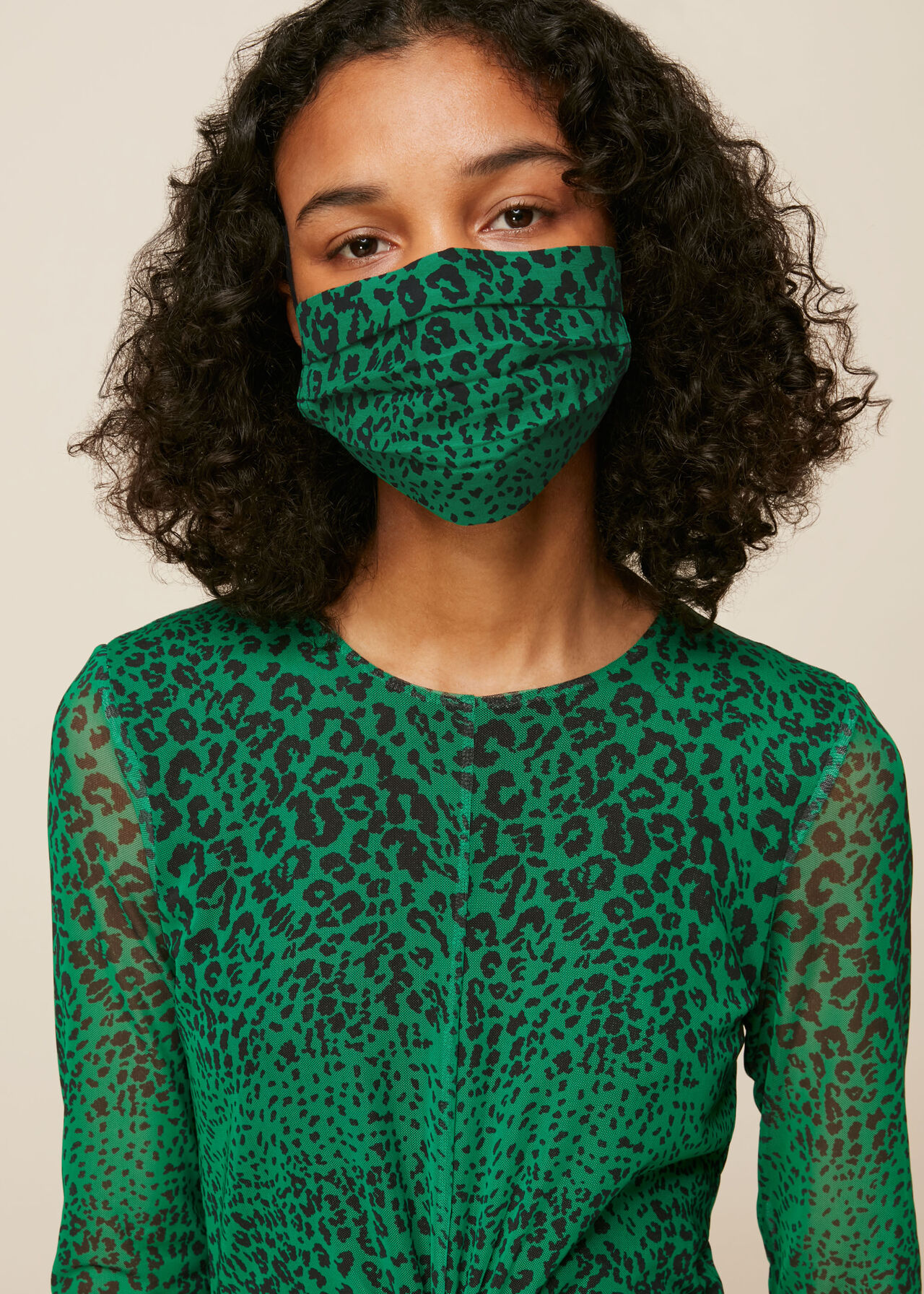 Speckled Animal Face Covering
