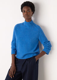 Wool Funnel Neck Knit