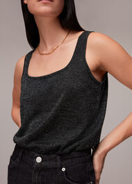 Sparkle Square Neck Knit