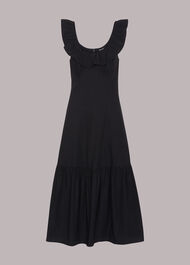Jemma Frill Poplin Midi Dress