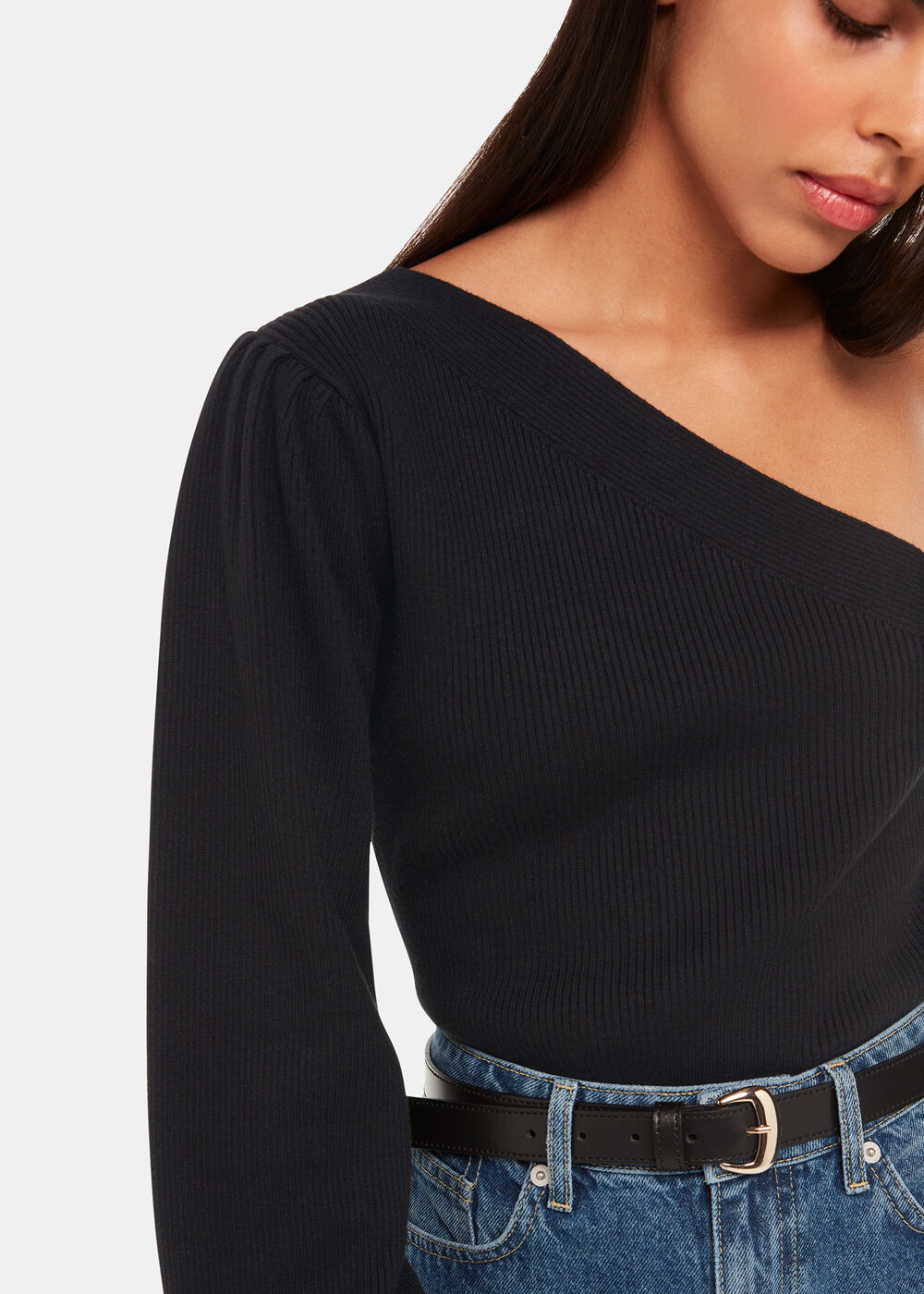 One Shoulder Knit