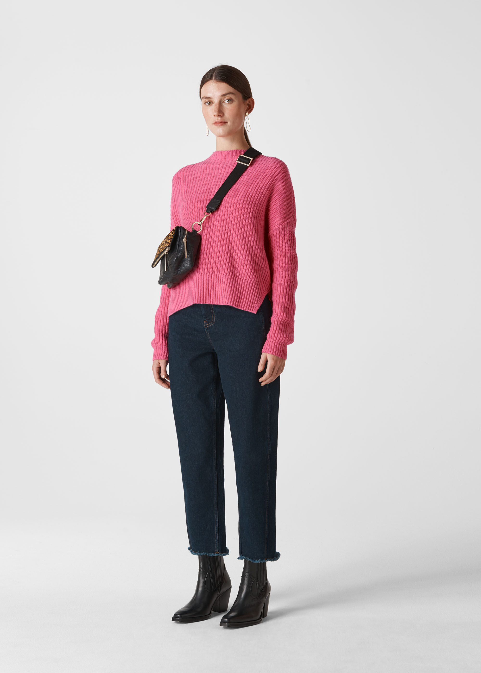 Whistles pink jumper top