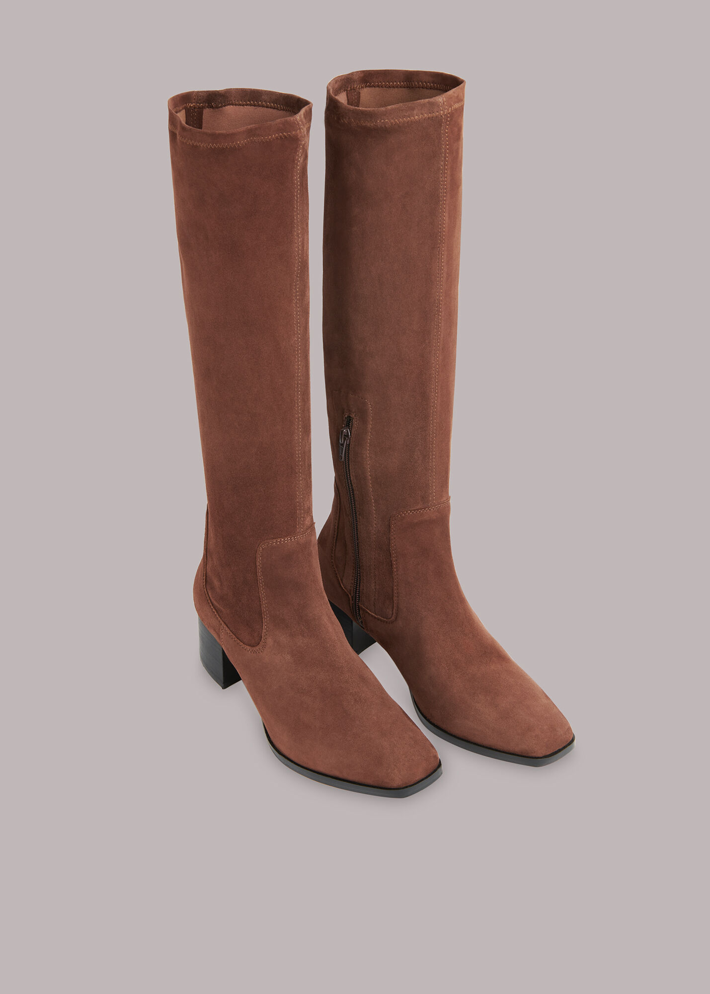 Boots brown suede shop
