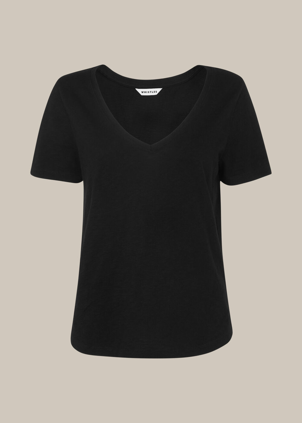 Sophie V Neck Cotton Tshirt