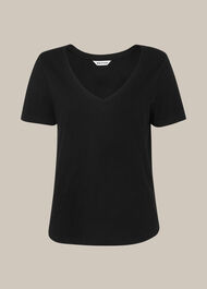 Sophie V Neck Cotton Tshirt