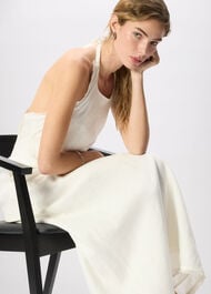 Linen Halter Neck Dress