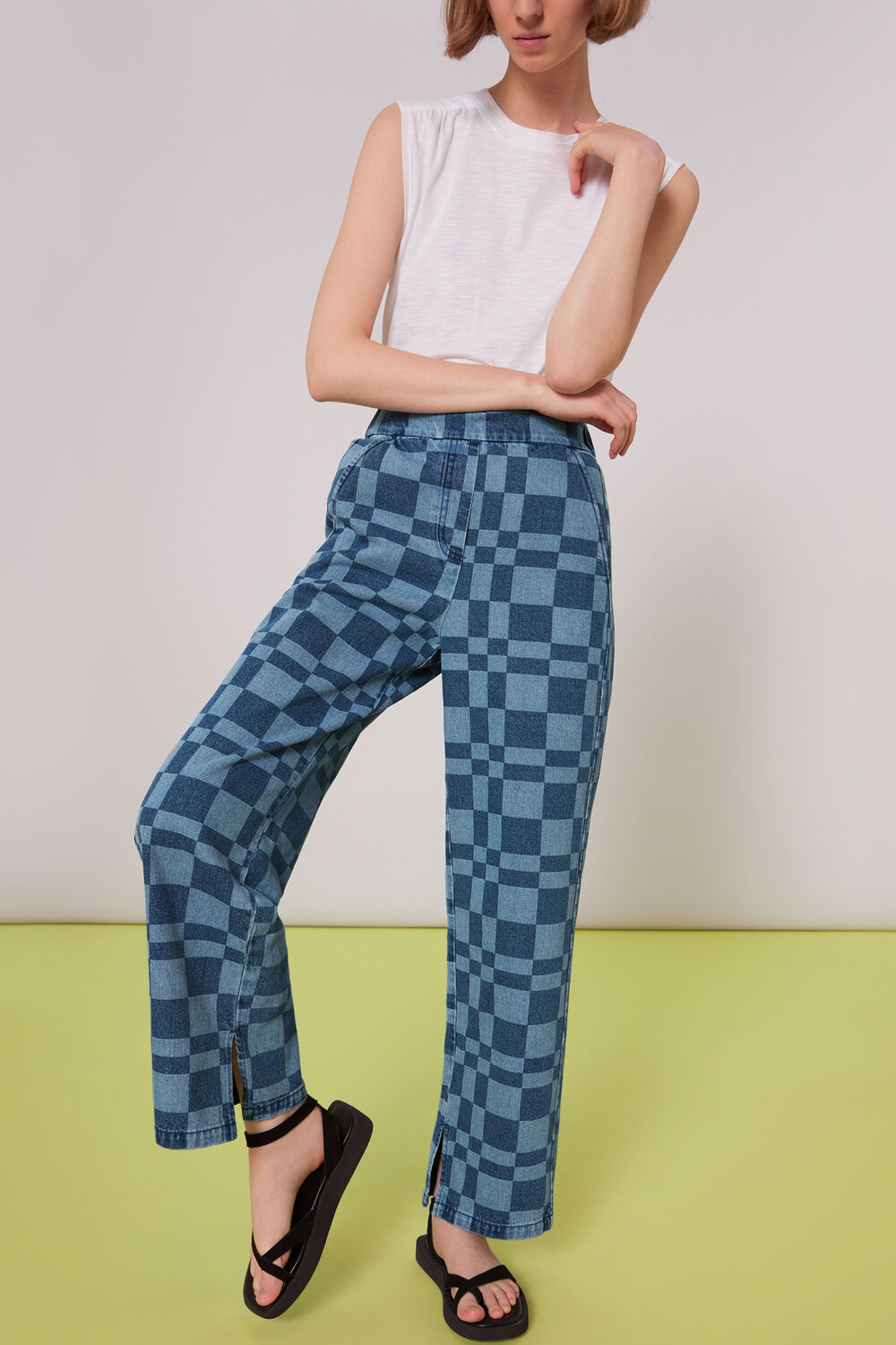 Billie Checkerboard Jeans