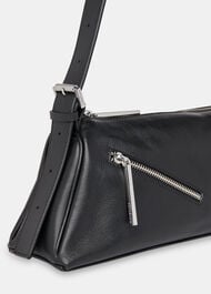 Seva Triple Zip Shoulder Bag