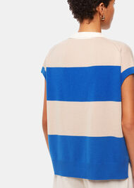 Stripe Lyla Knitted Polo
