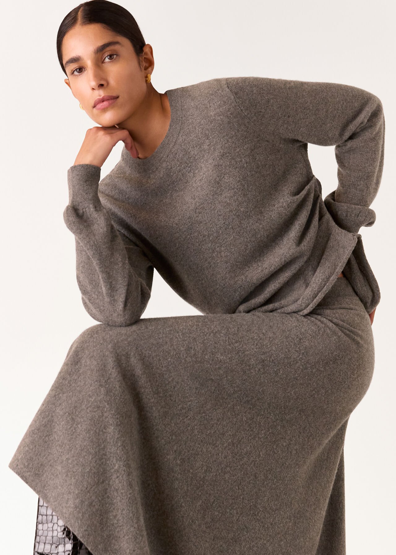 Knitted Midi SKirt