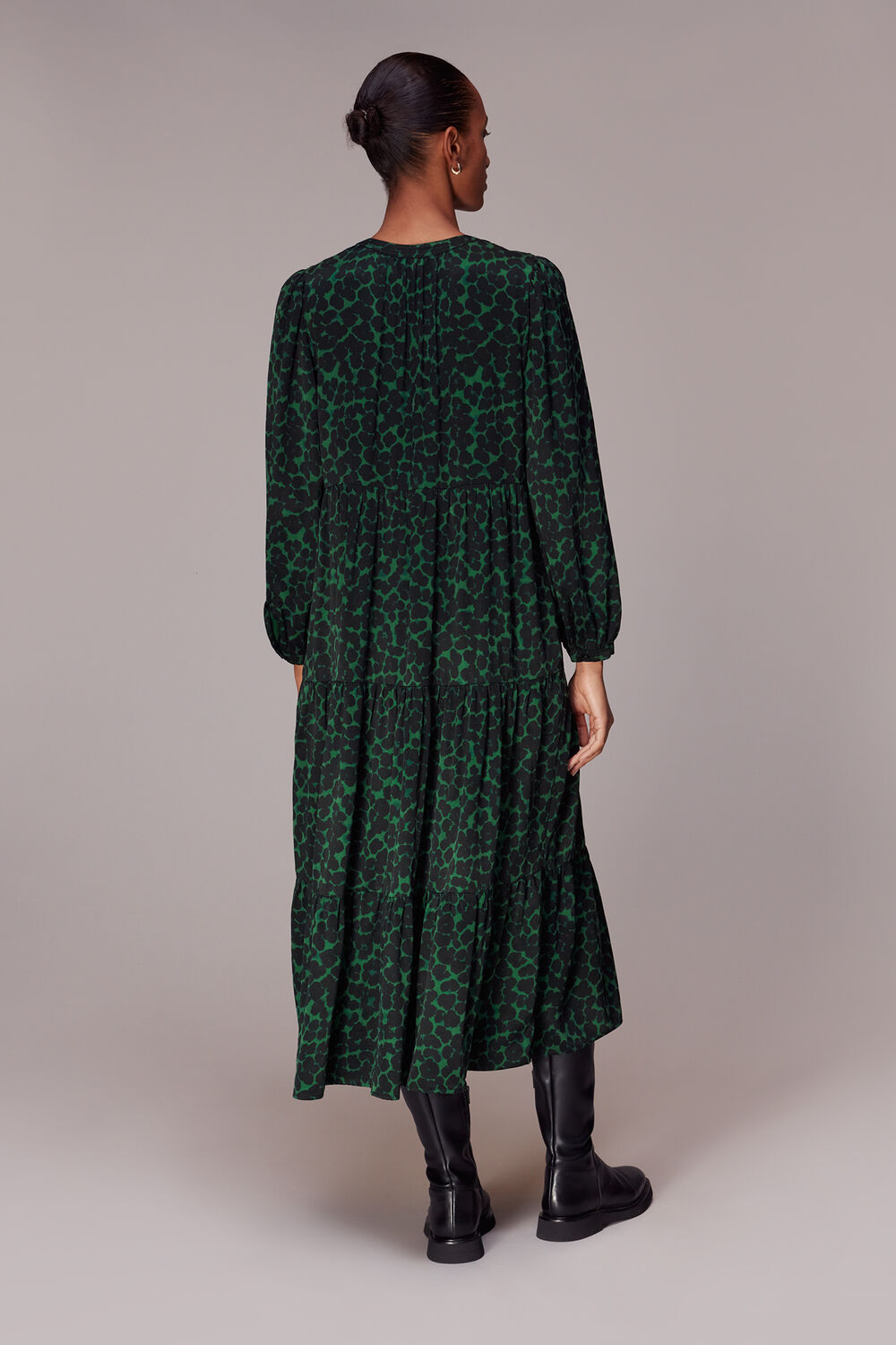 Smudge Animal Trapeze Dress