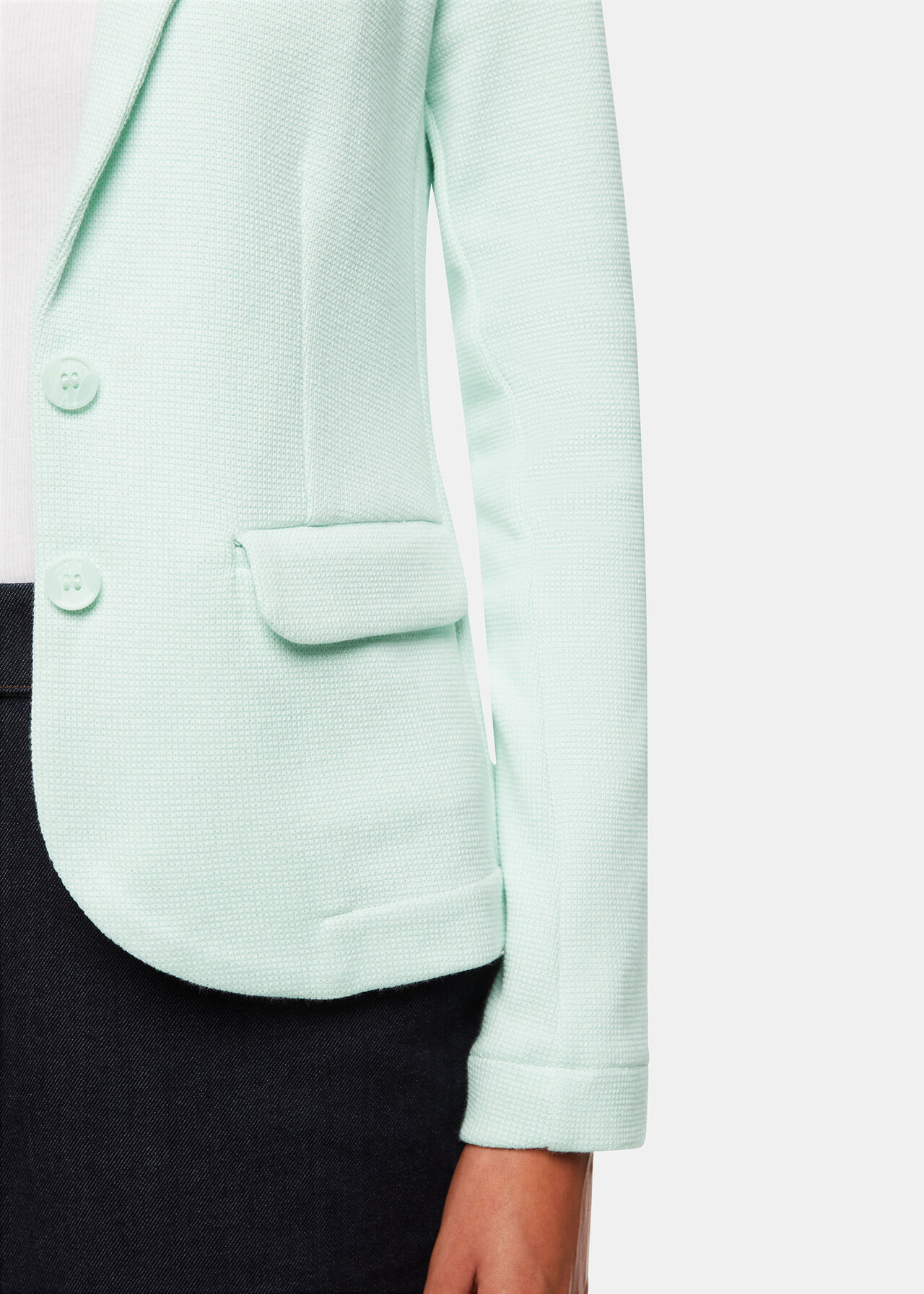 Slim Fit Jersey Jacket
