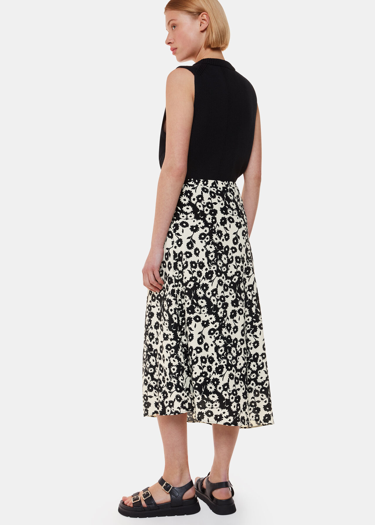 Riley Floral Print Skirt