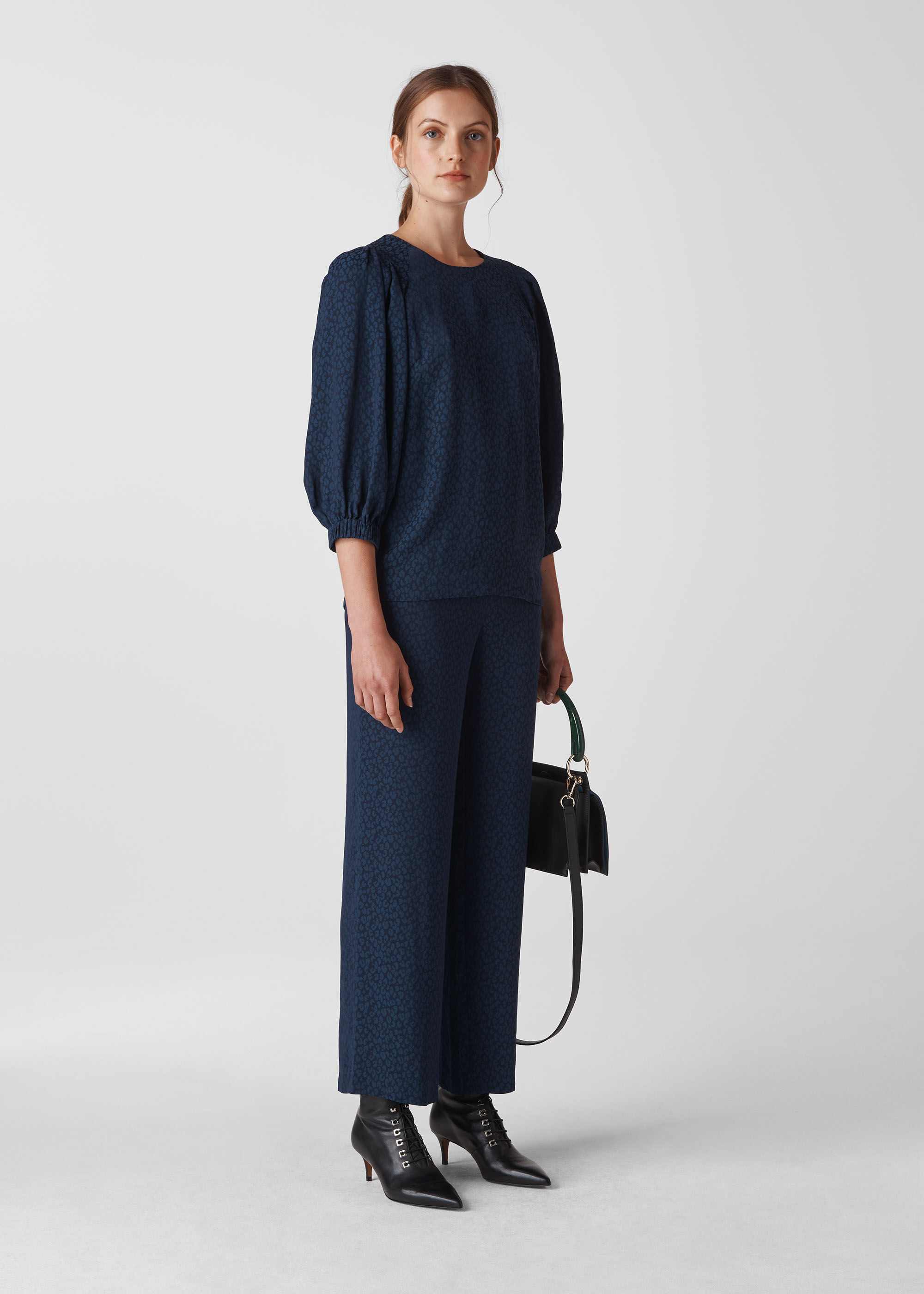 Whistles animal shop jacquard jumpsuit