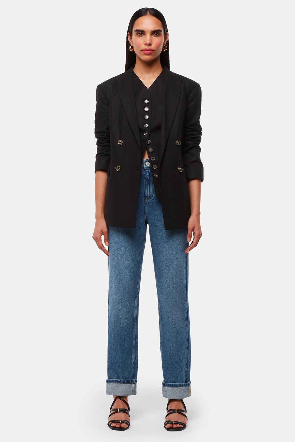 Lindsey Linen Blend Blazer