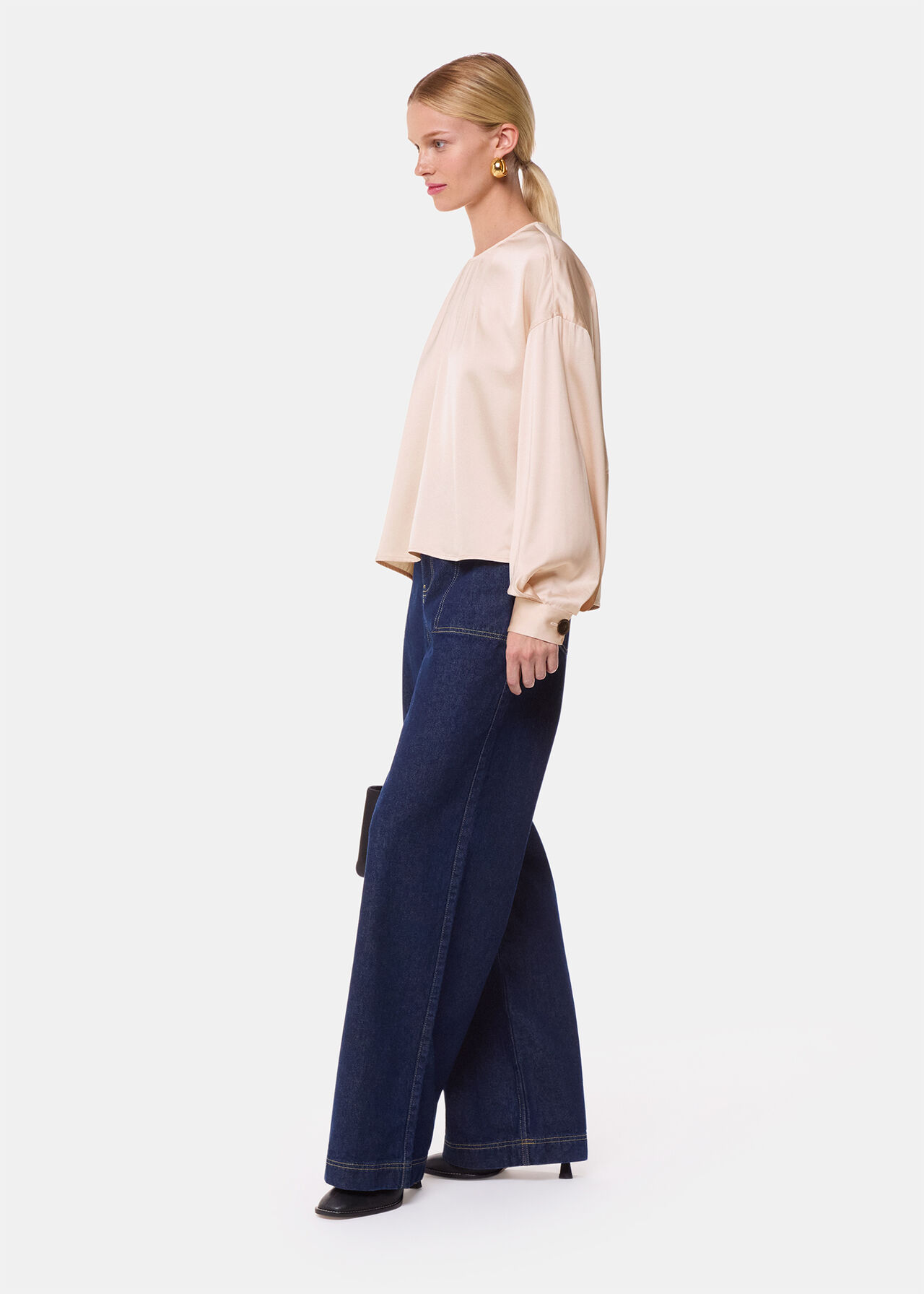 Demi Satin Blouse
