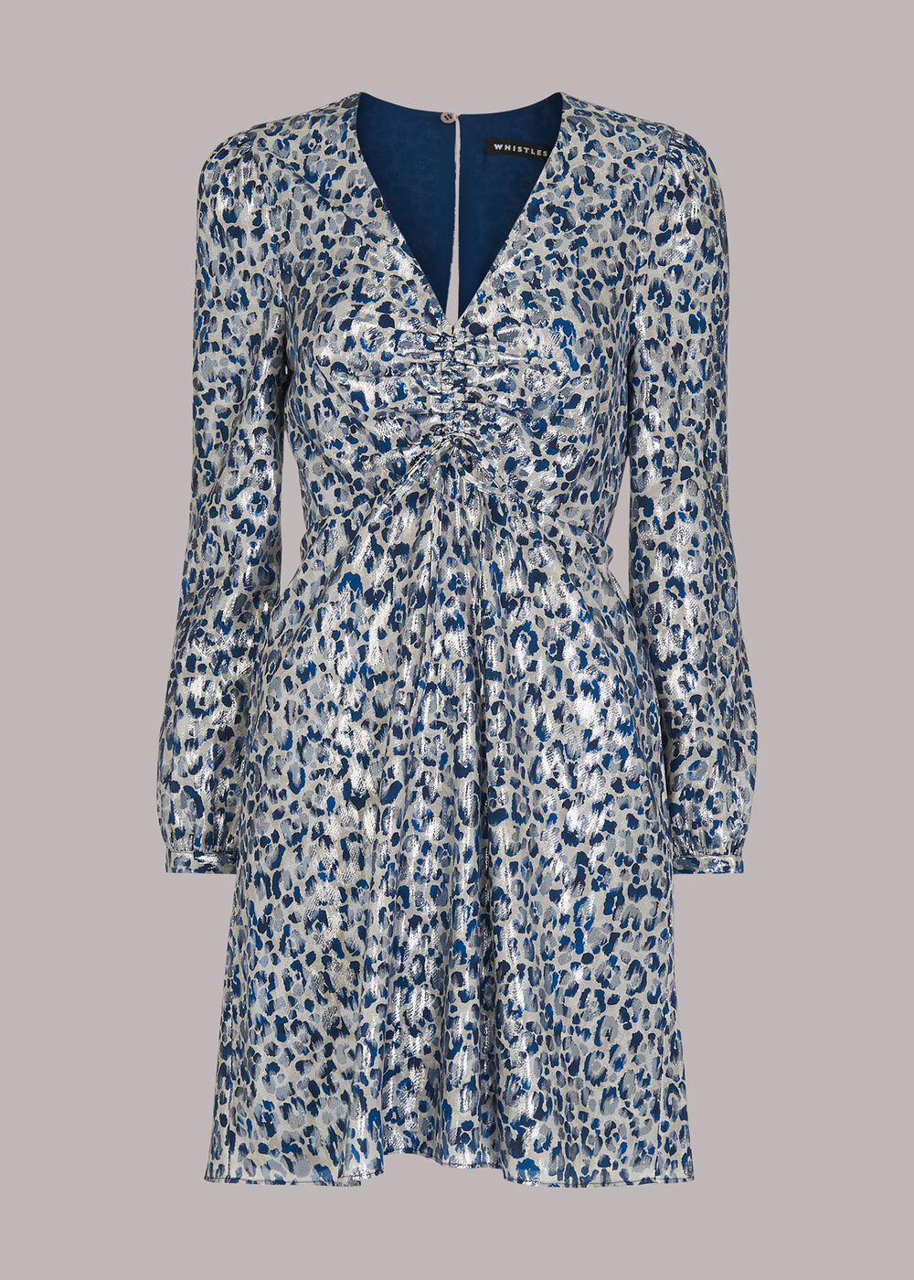 Josie Metallic Silk Mix Dress