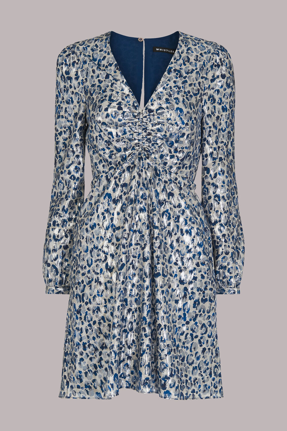 Josie Metallic Silk Mix Dress
