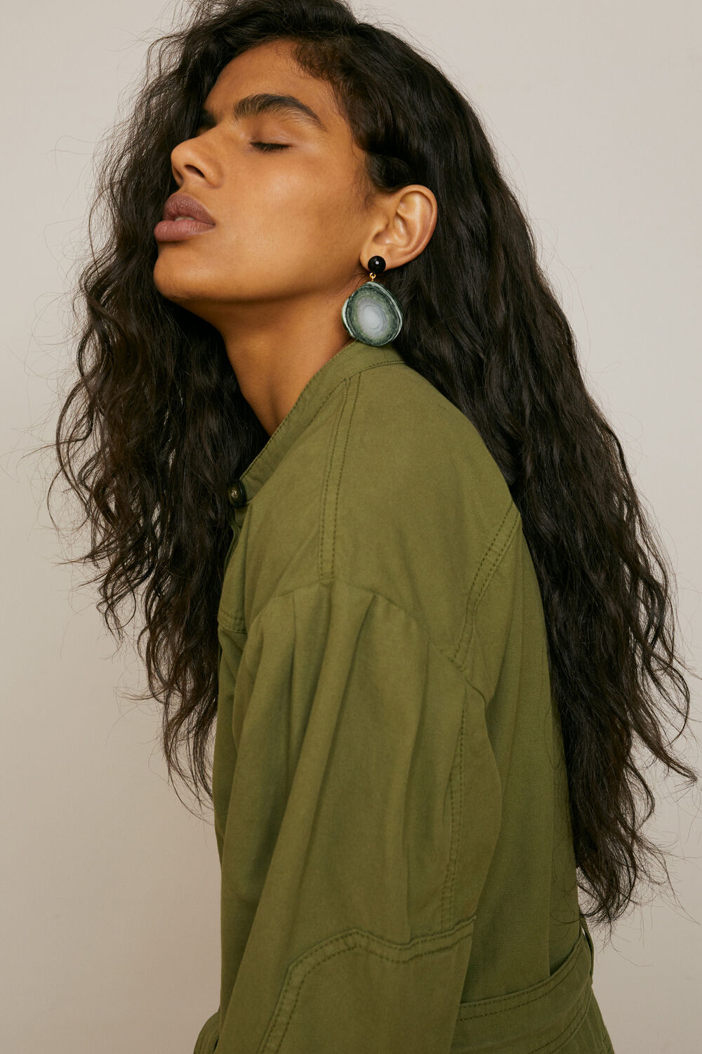 Julianna Utility Jumpsuit Khaki