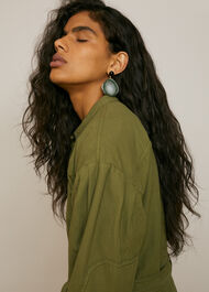 Julianna Utility Jumpsuit Khaki