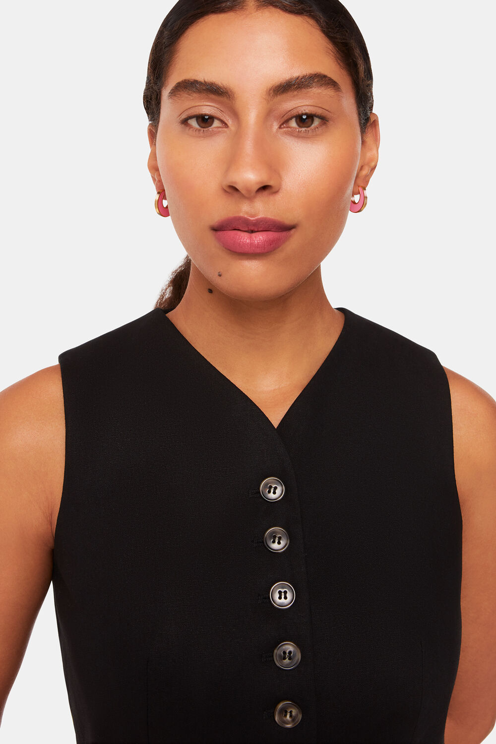 Double Enamel Earring