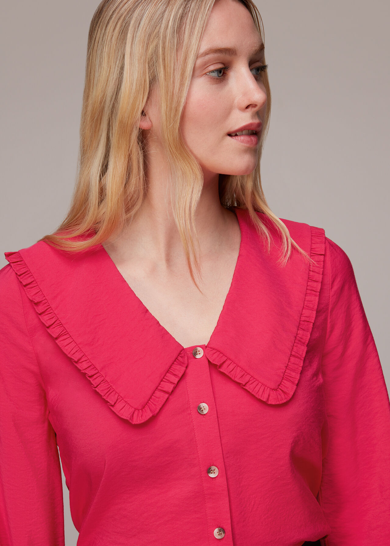 Oversized Collar Top