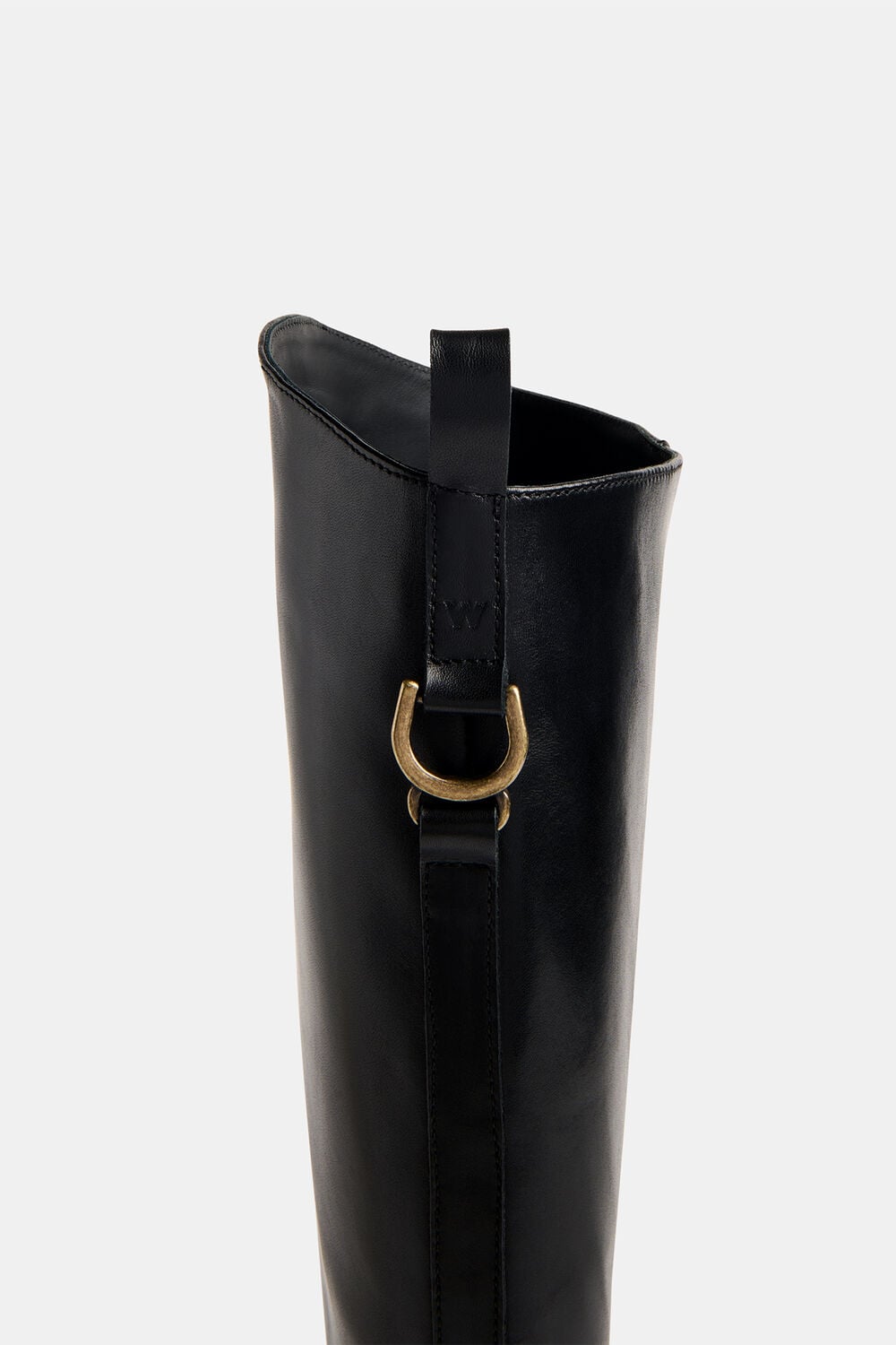 Black Knee High Riding Boot