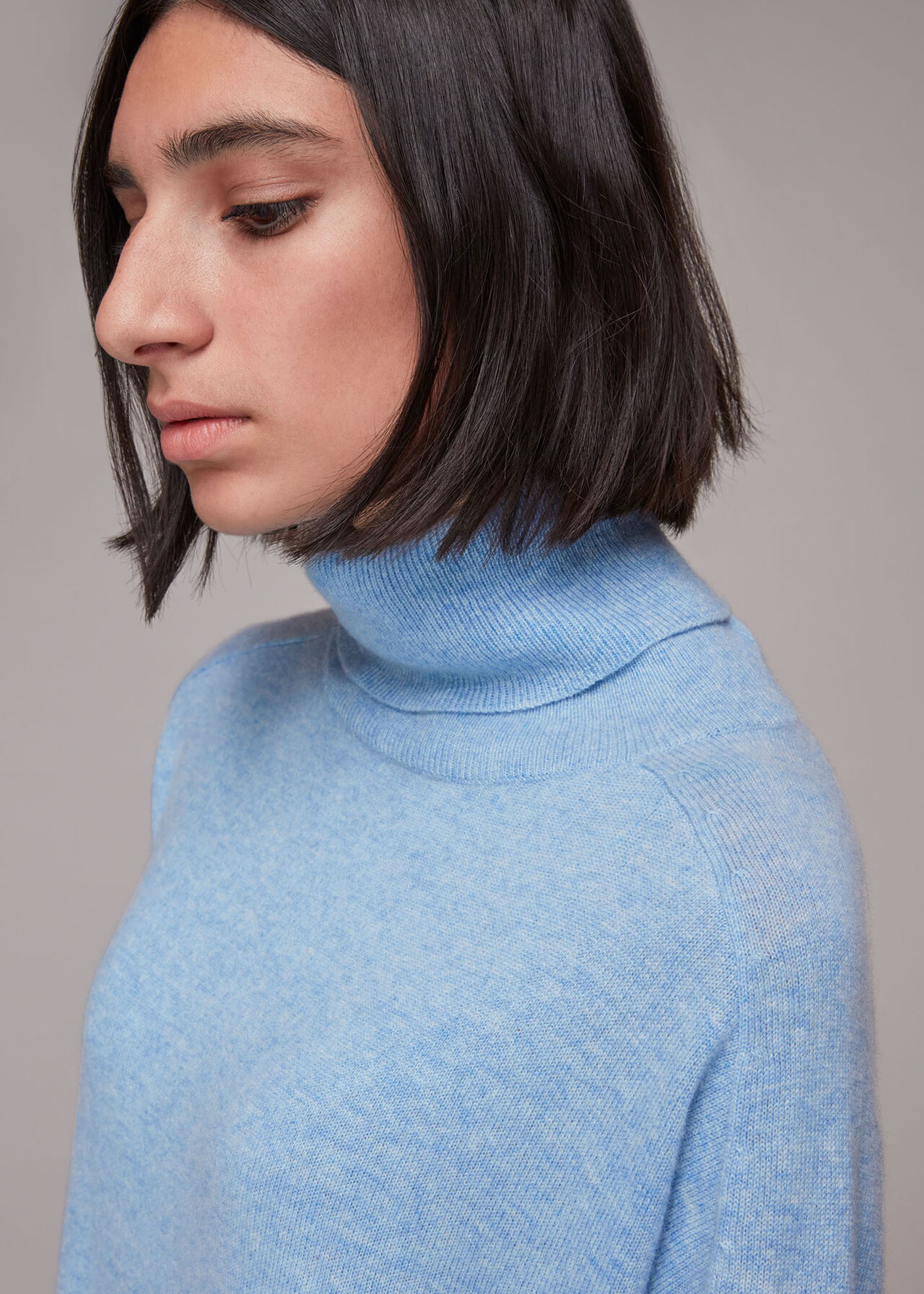 Cashmere Roll Neck Jumper