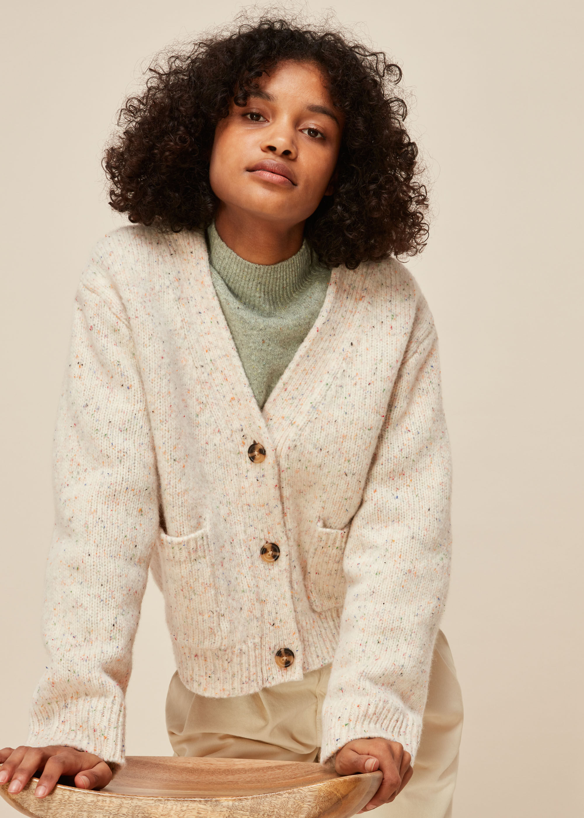Oatmeal long outlet cardigan