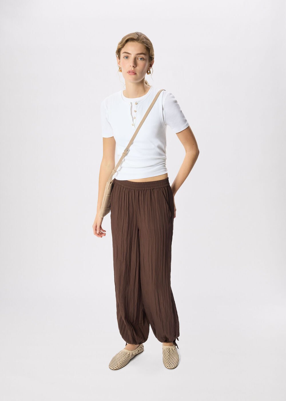 Henley Button Front Tank