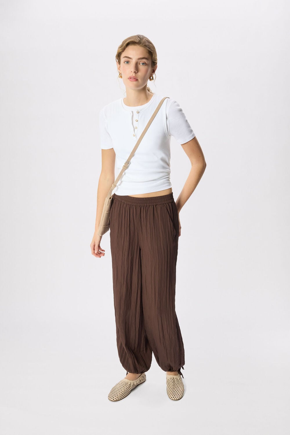 Henley Button Front Tank