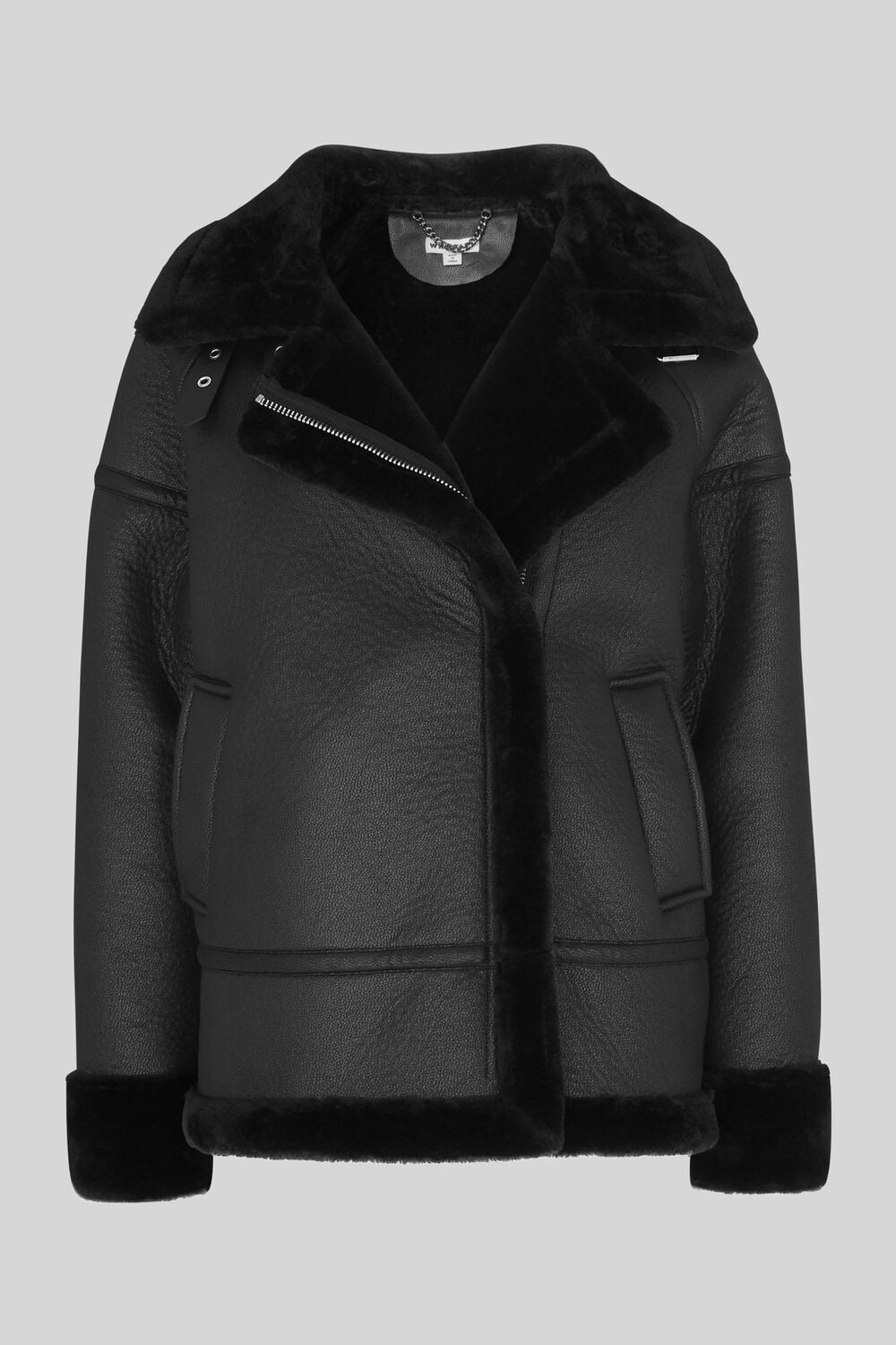 Faux Fur Biker