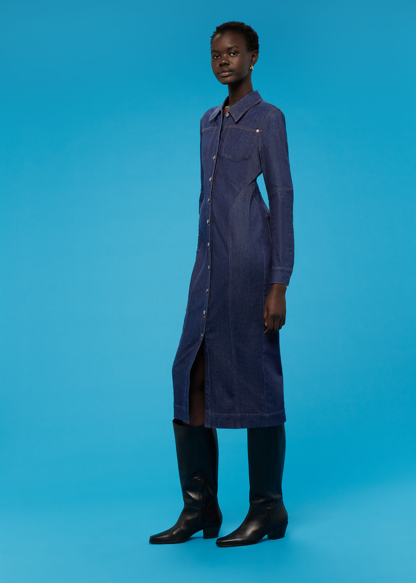 Denim cheap full dress