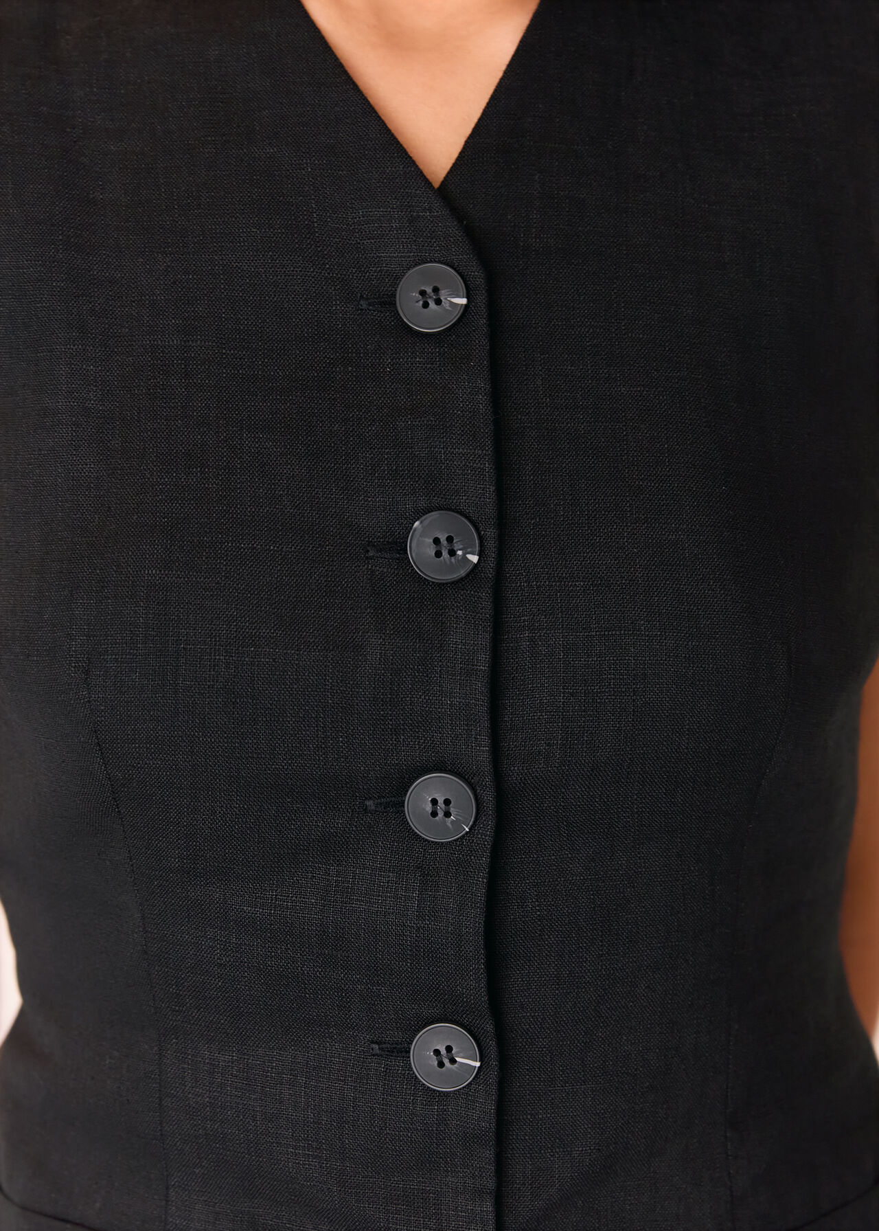 Molly Linen Waistcoat