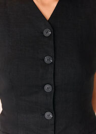Molly Linen Waistcoat