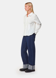 Waisted Cotton Shirt