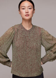 Charlotte Maze Print Blouse