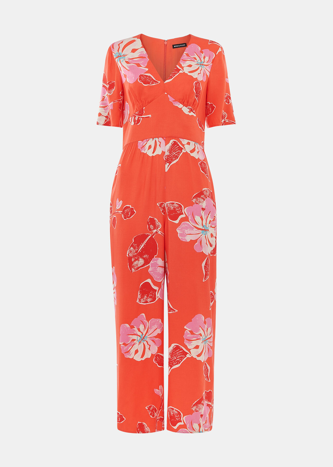 Hibiscus Print Aimee Jumpsuit