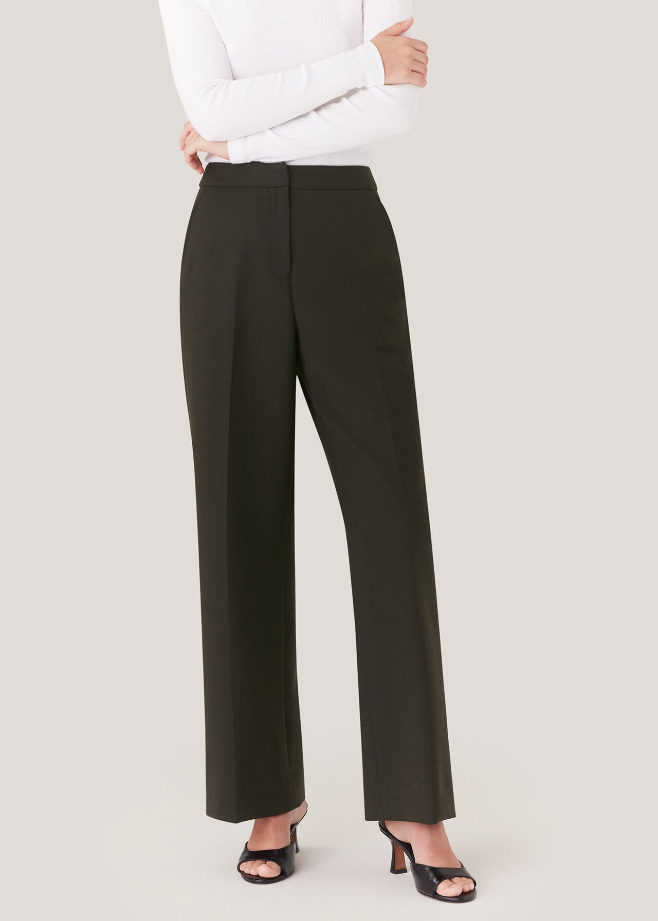 Natalie Wool Blend Trouser