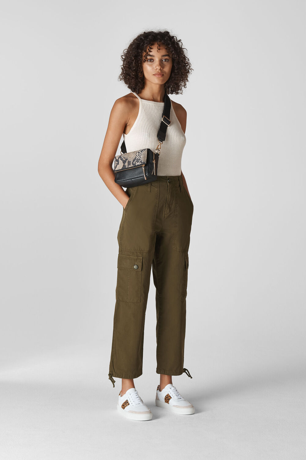 Steffi Utility Cargo Trouser Khaki