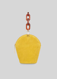 Resin Chain Leonard Wristlet Yellow