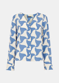 Spun Triangle Blouse