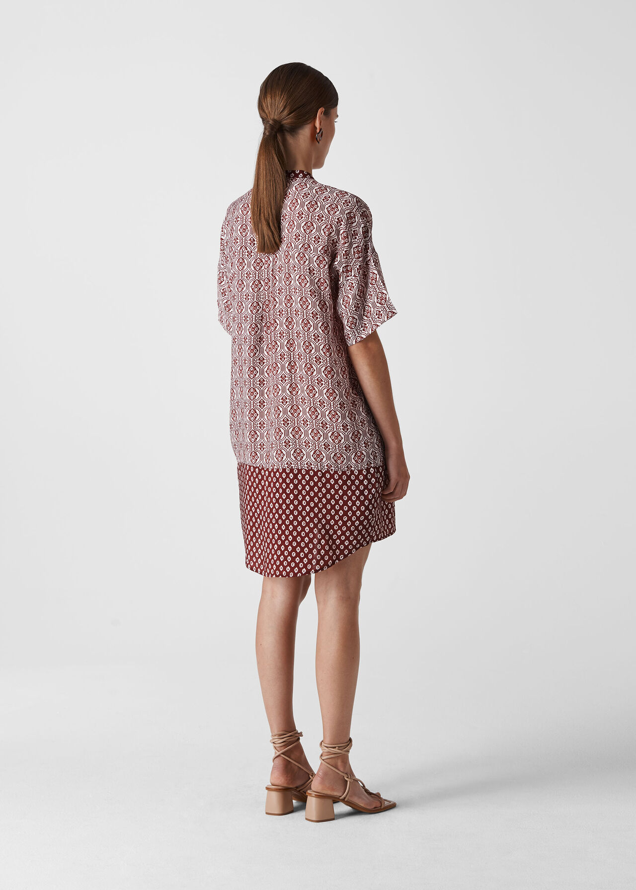 Woodblock Print Lea Dress Multicolour