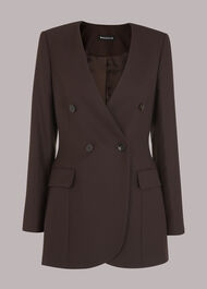 Savine Collarless Blazer